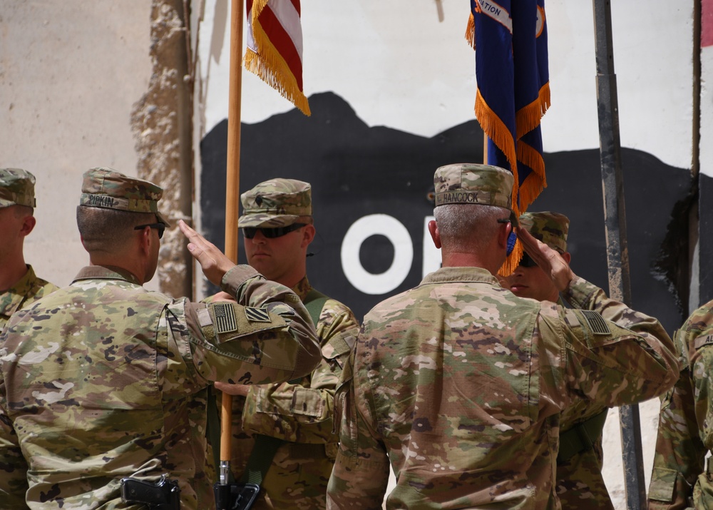DVIDS - News - Task Force Marauder conducts guidon casing ceremony 