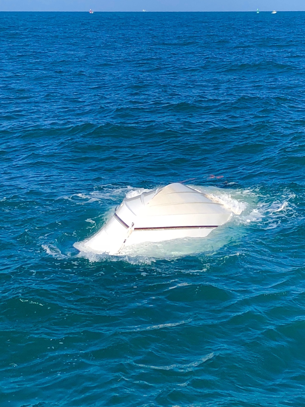 Coast Guard, good Samaritans rescue 3 boaters after vessel capsizes in Tampa Bay