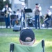 Veteran watches 101st Army Band play