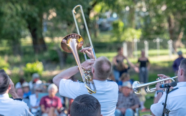 Army Band trombone hero shot