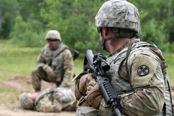Ohio Army National Guard Engineers Complete Casualty Evacuation Training [Image 4 of 11]