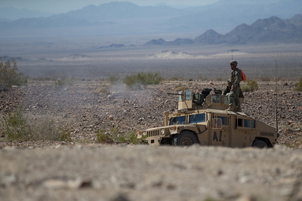 1st Battalion, 25th Marine Regiment attacks Range 400 during ITX 4-18