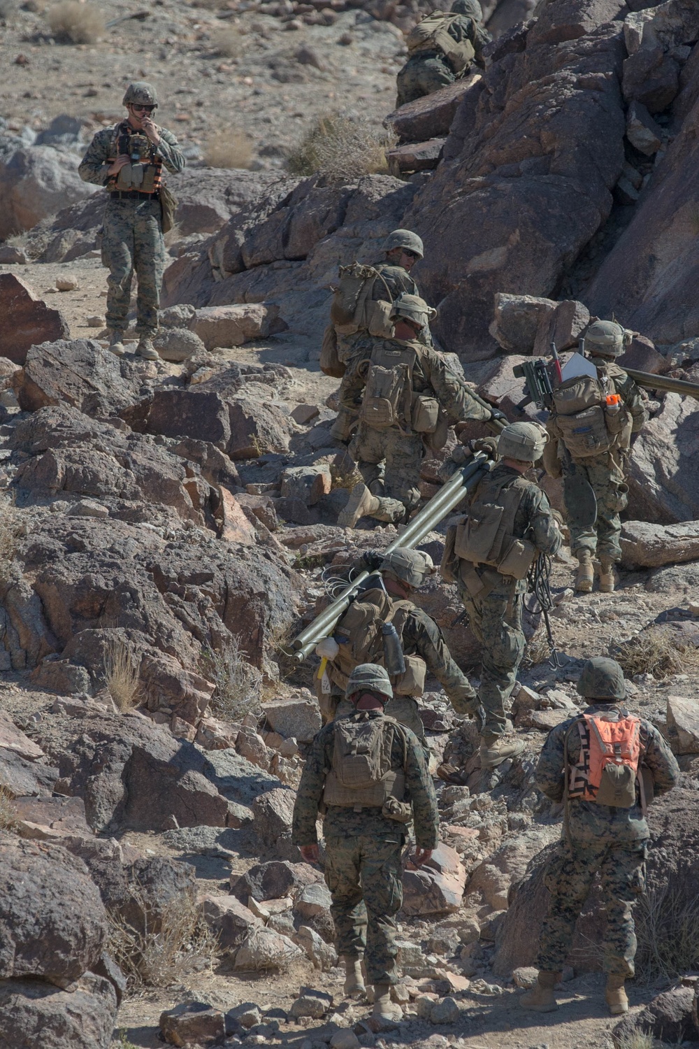 1st Battalion, 25th Marine Regiment attacks Range 400 during ITX 4-18