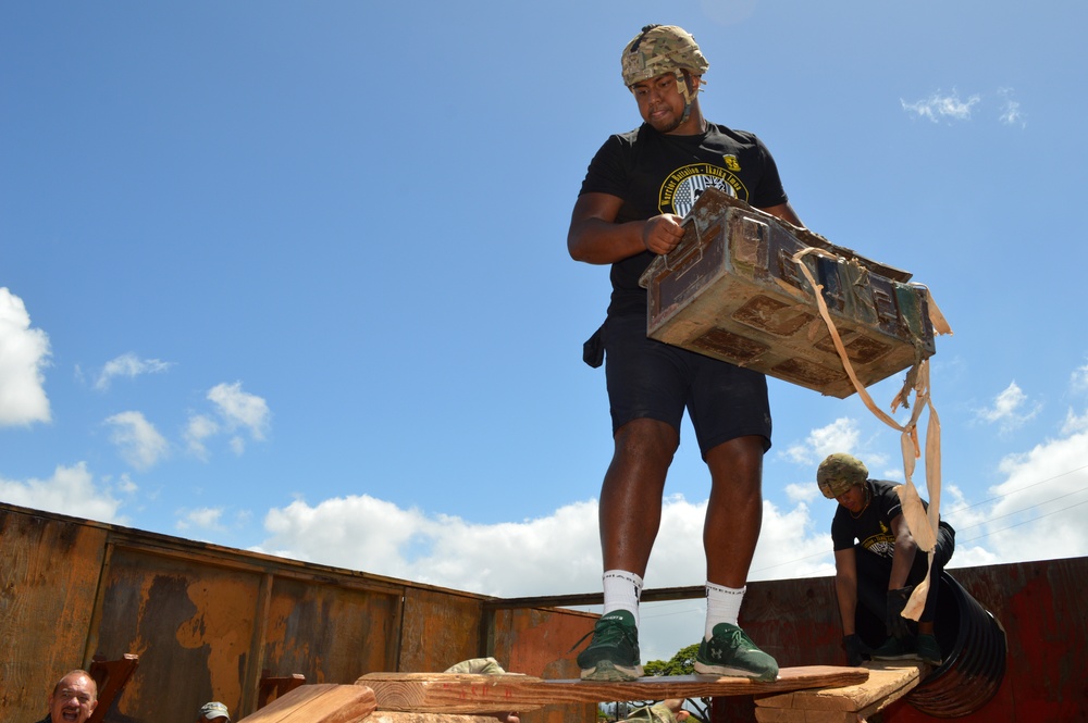 ‘Tropic Lightning’ Division hosts UH Manoa Rainbow Warriors for team building