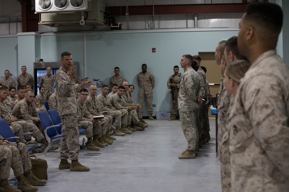 Beydler Praises SPMAGTF-CR-CC, Coins Excellence