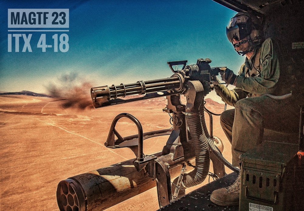 MAGTF-23 Marines train to Fight Tonight during ITX 4-18