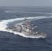 USS William P. Lawrence Maneuvers in the Pacific