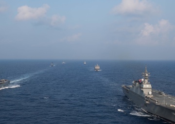 USS William P. Lawrence Sails with Japan, Singapore, India and the Philippines