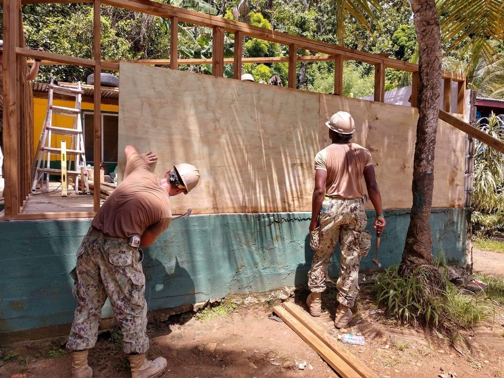 Naval Mobile Construction Battalion (NMCB) 11 Construction Civic Action Detail Federated States of Micronesia June 22nd 2018