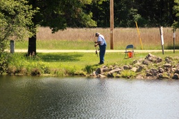 Fishing at Fort McCoy
