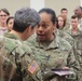 COL Karen J. Roe meets audience members