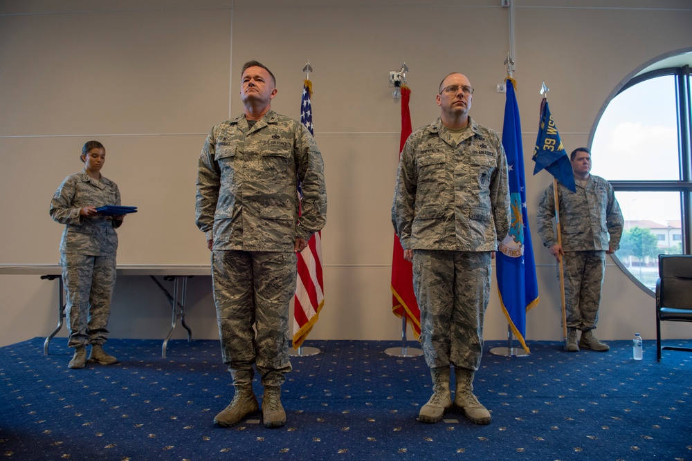 39th SFS welcomes new commander