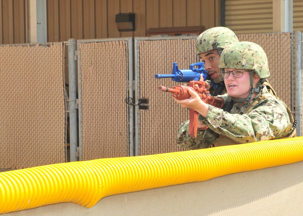 Camp Lemonnier's security team conducts anti-terrorism training