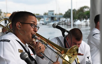 Navy Band Southeast performs for the Fleet Week Fort Lauderdale Kickoff Event