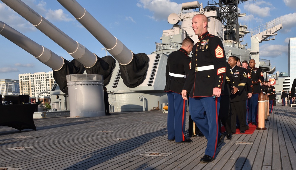 Red Carpet aboard USS Wisconsin