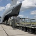 375th LRS Airmen unload C-17