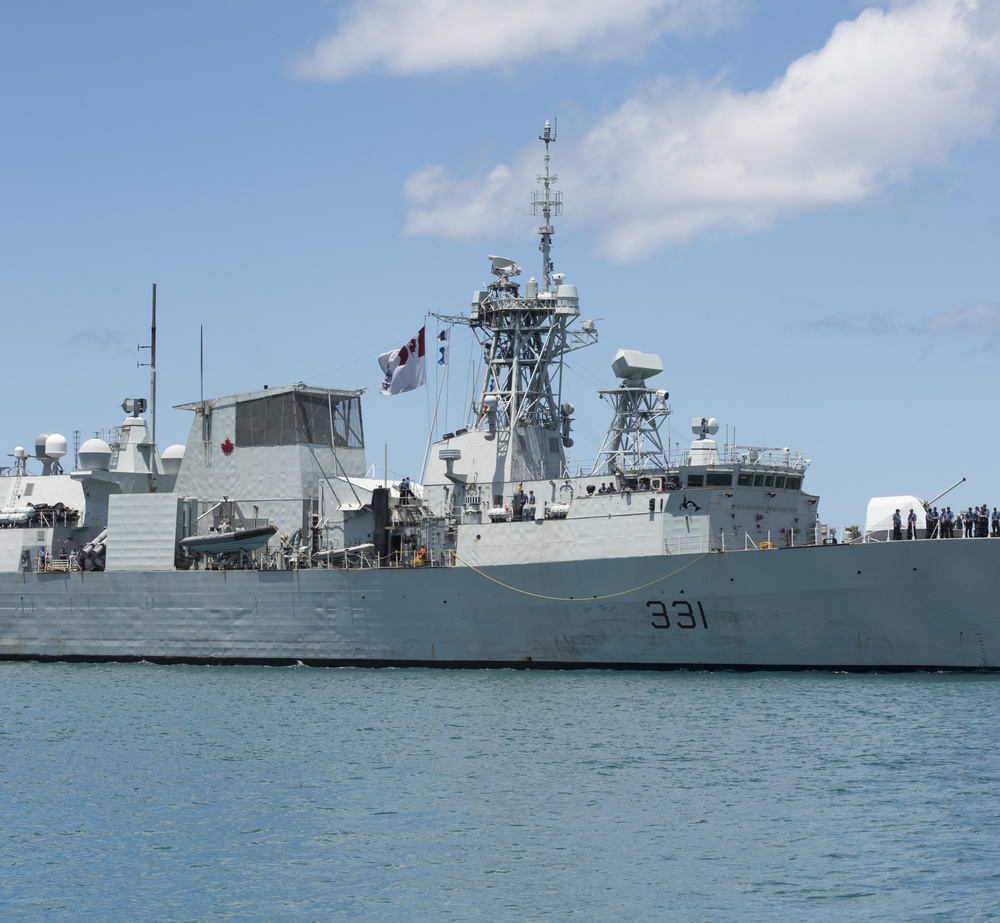 Dvids - Images - Hmcs Vancouver (ffh 331) Enters Pearl Harbor In 