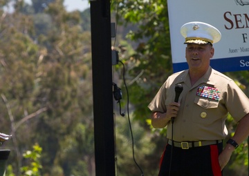 1st Marine Logistics Group CG starts off 7th Annual Semper Fi Open