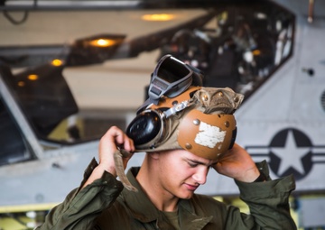 Maintaining Standards: HMLA-469 Marines conduct aircraft maintenance