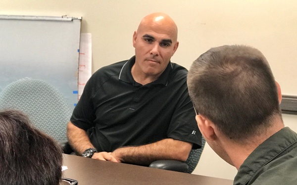 HUMINT Soldiers conduct debrief