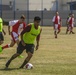 Oak Hill Sailors, 26th MEU Marines kick it with Polish Navy during soccer match
