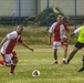 Oak Hill Sailors, 26th MEU Marines kick it with Polish Navy during soccer match