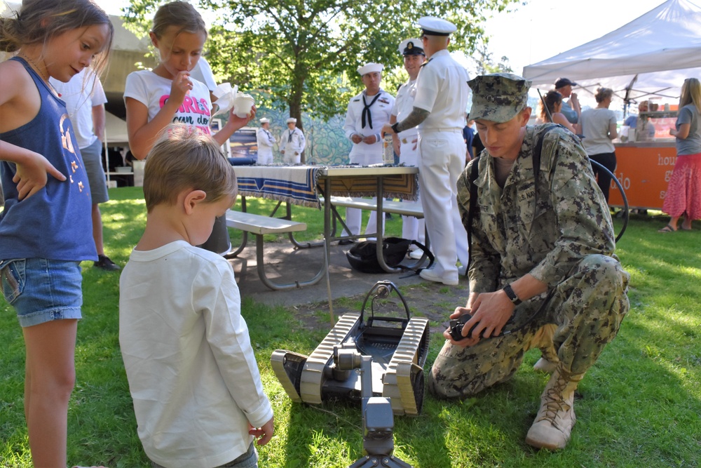 Sailors Visit Reno Festival During Navy Week