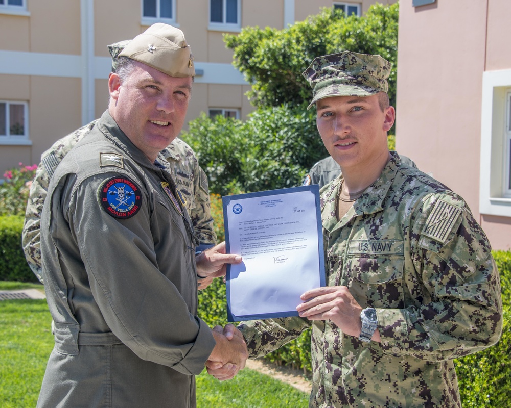 NSA Souda Bay Frocking Ceremony