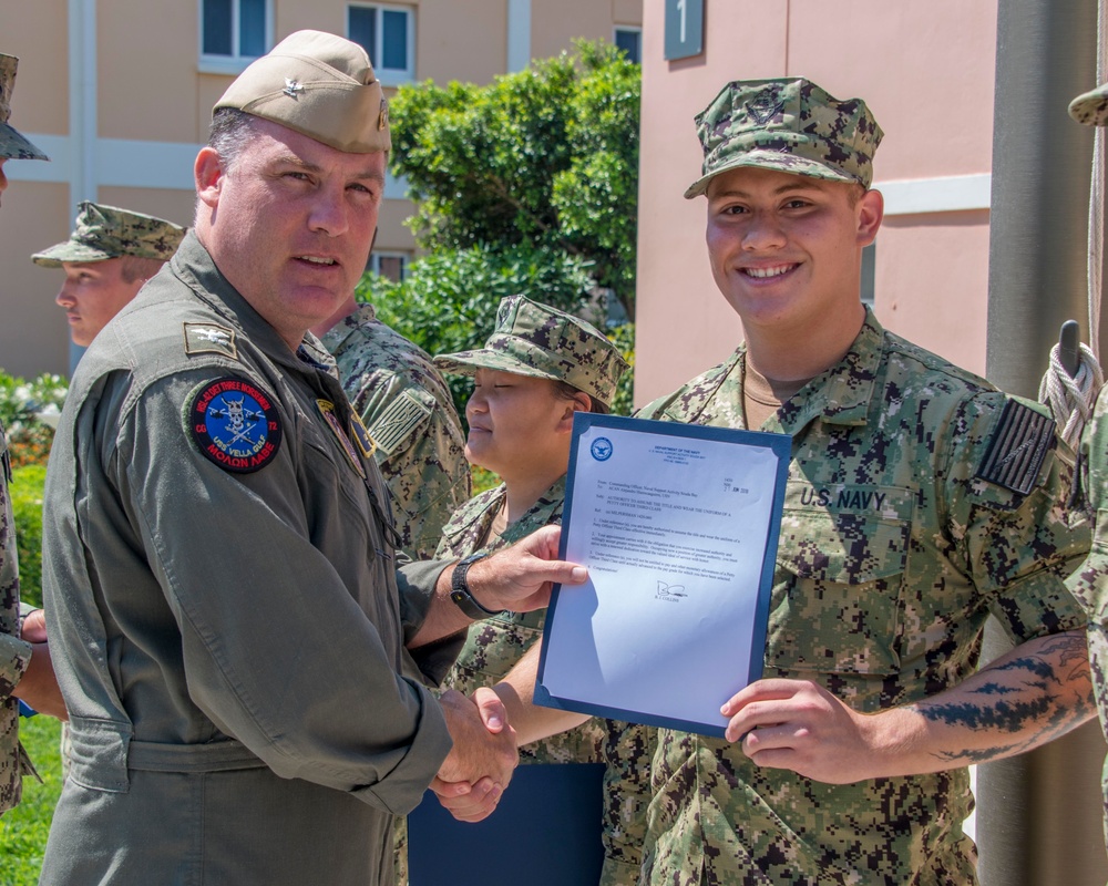 NSA Souda Bay Frocking Ceremony