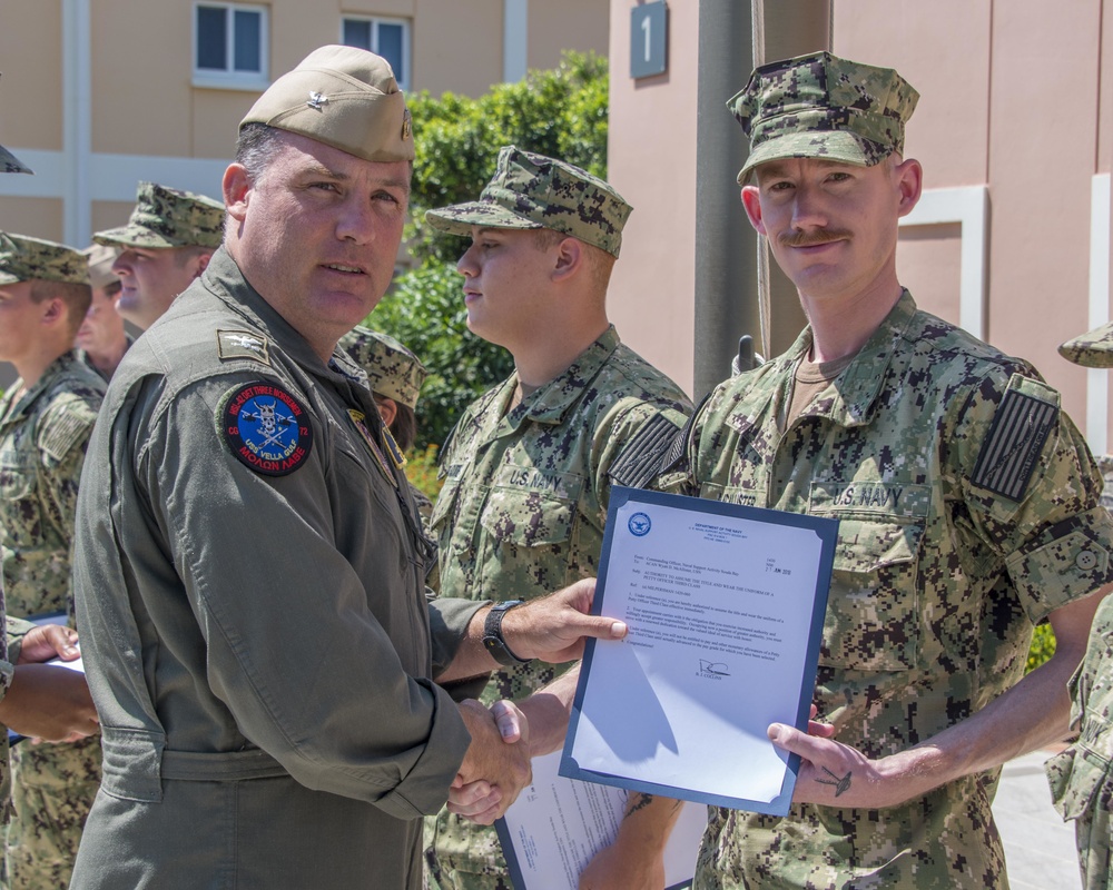 NSA Souda Bay Frocking Ceremony