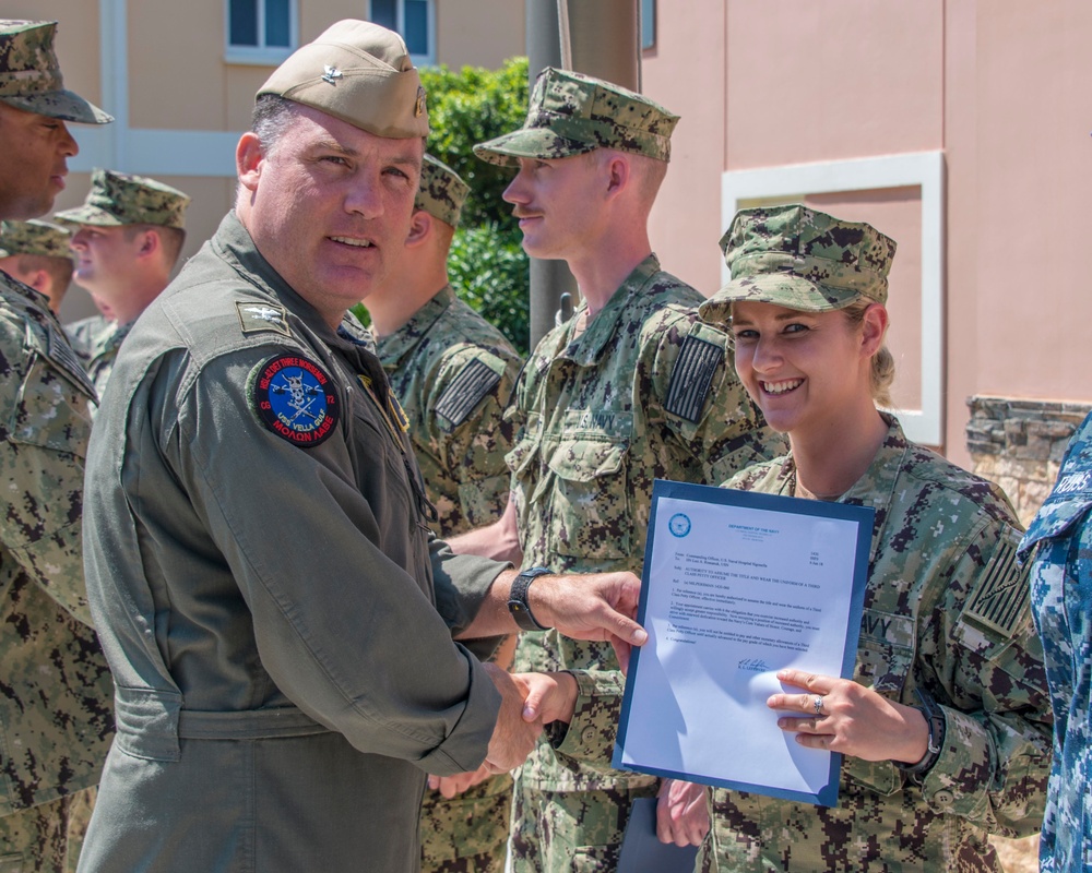 NSA Souda Bay Frocking Ceremony