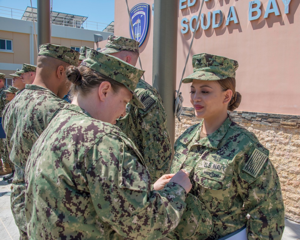 NSA Souda Bay Frocking Ceremony