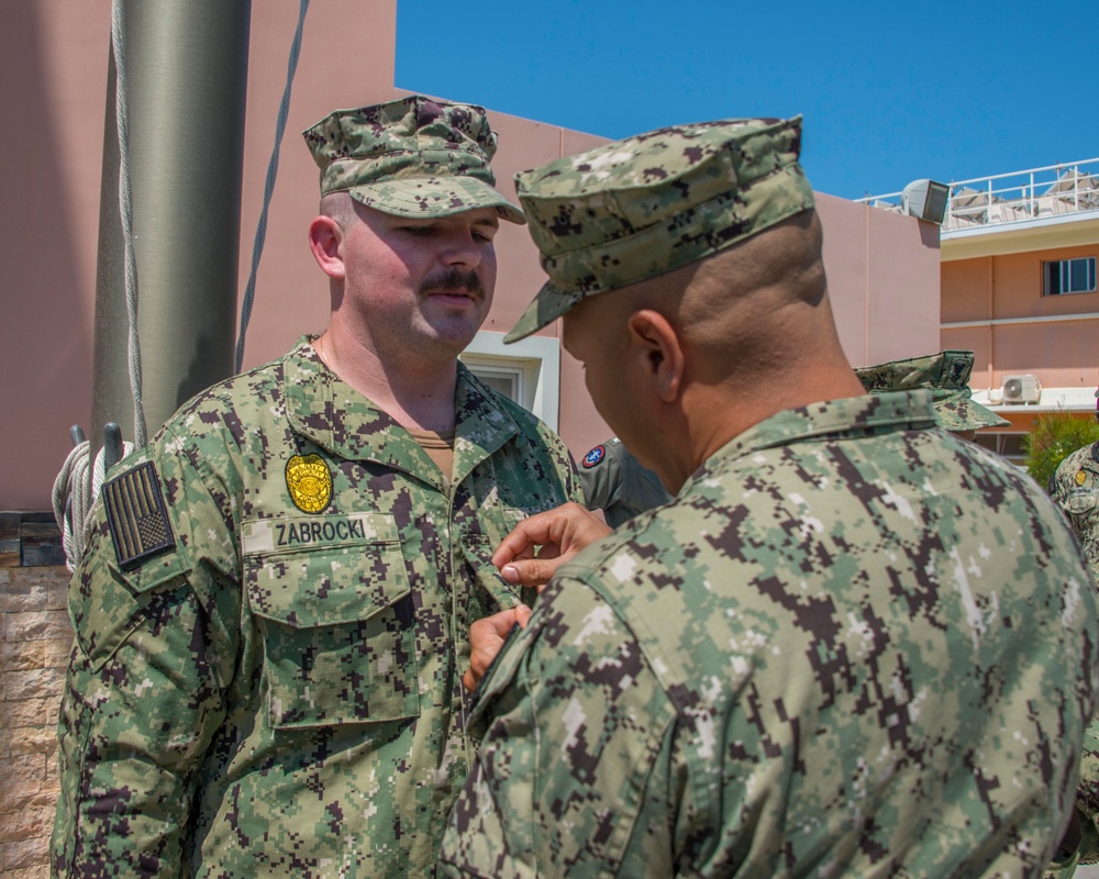 NSA Souda Bay Frocking Ceremony