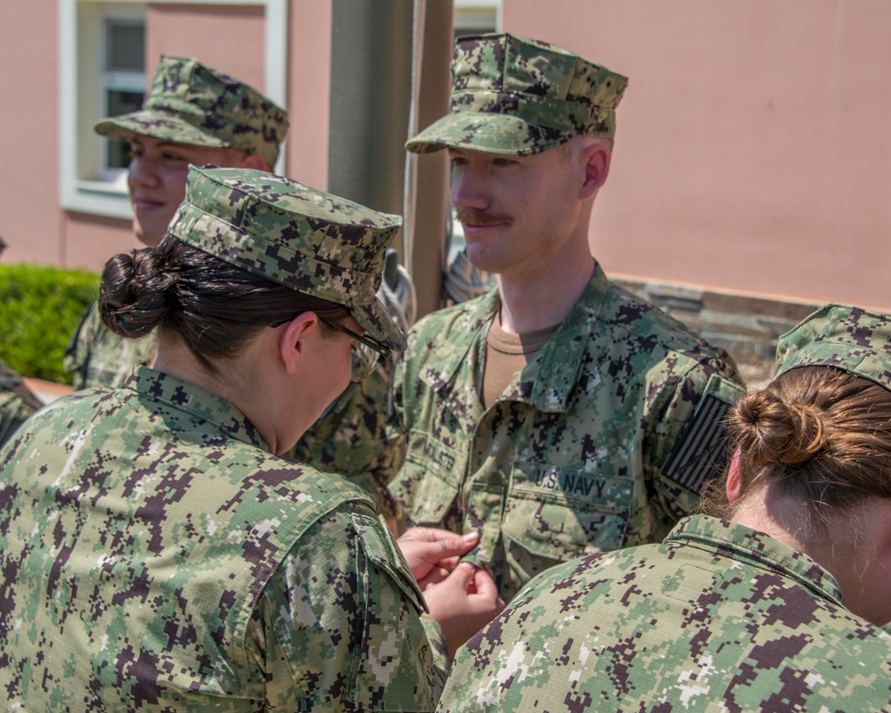 NSA Souda Bay Frocking Ceremony