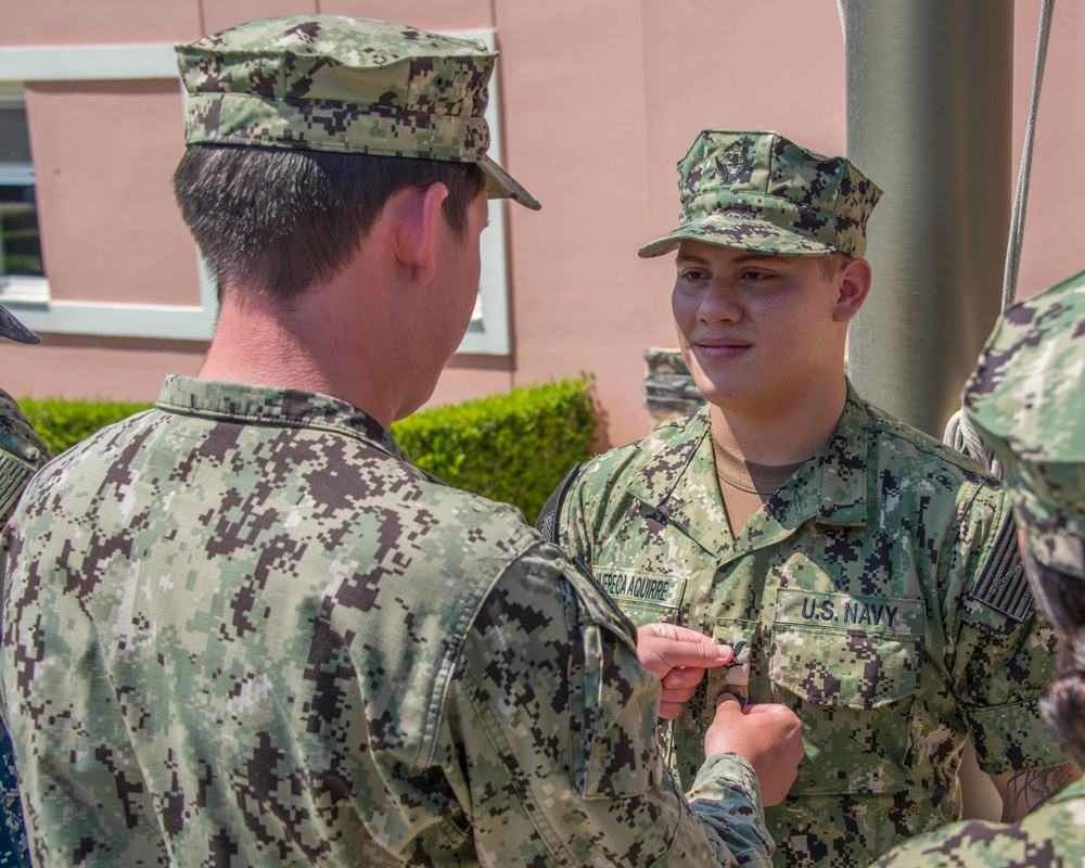 NSA Souda Bay Frocking Ceremony