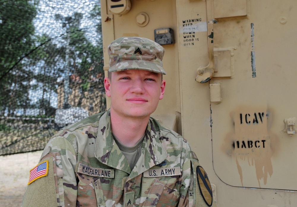Ironhorse Soldier in Focus: Cpl. Macfarlane