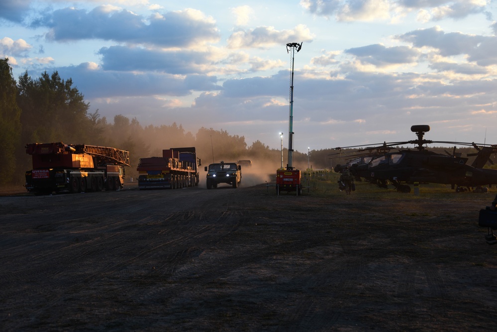 12 CAB leaves Zagan training area