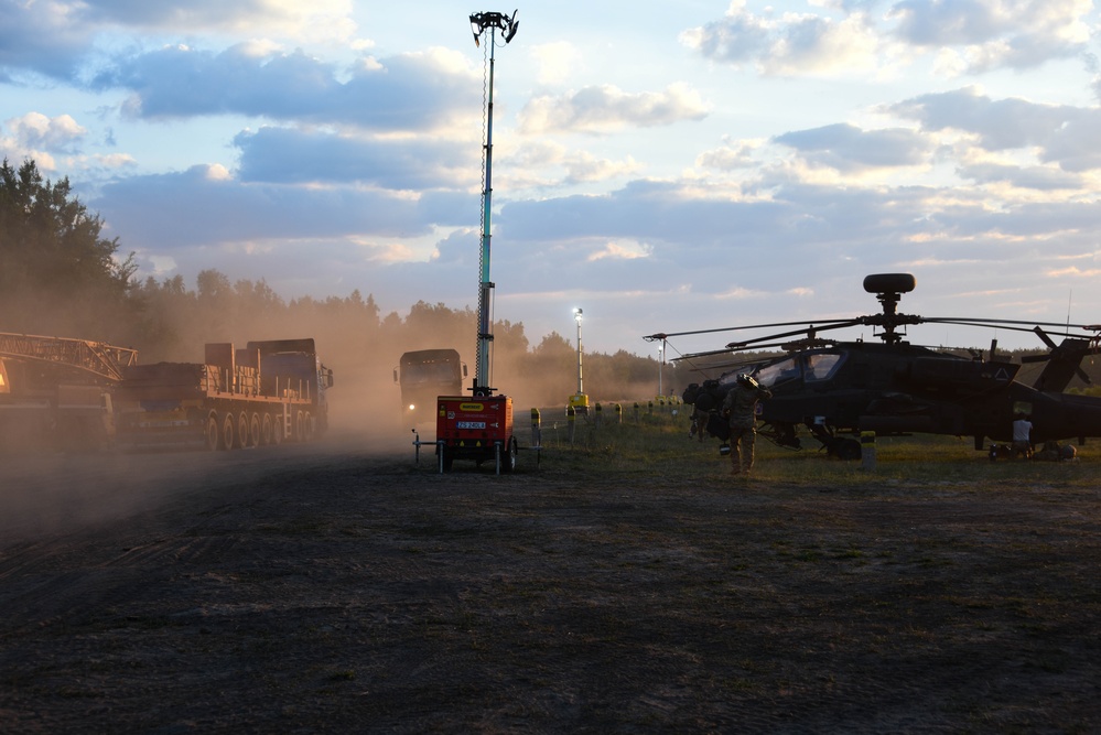 12 CAB leaves Zagan training area