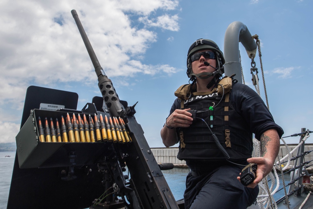 USS Jason Dunham (DDG 109) Departs the Azores