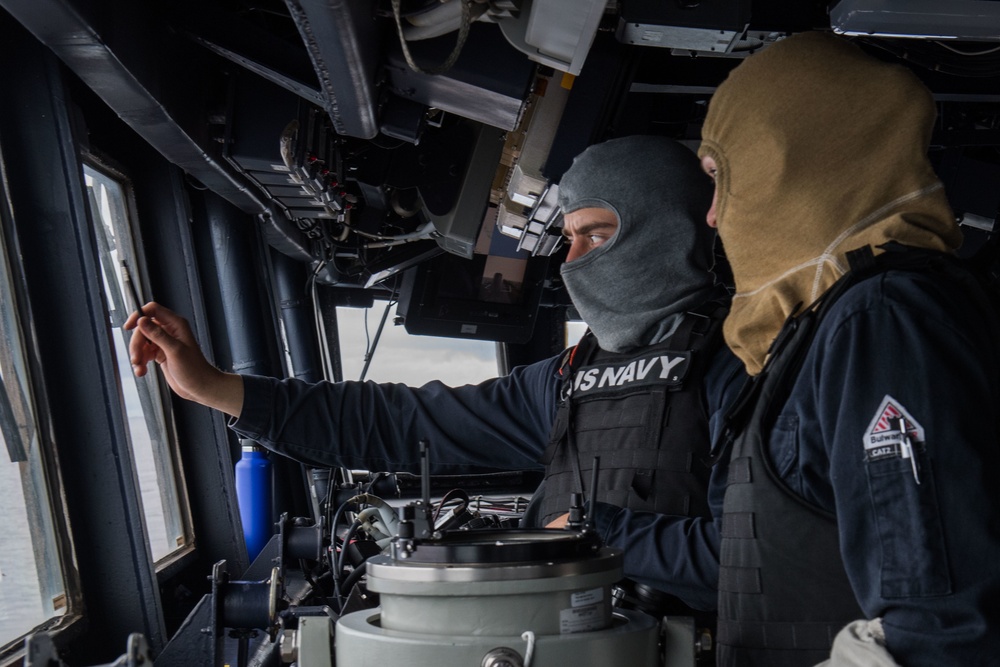 USS Jason Dunham (DDG 109) Transits the Atlantic Ocean