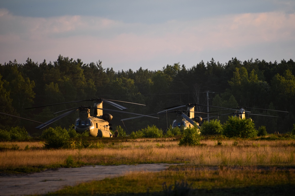 12 CAB leaves Zagan training area