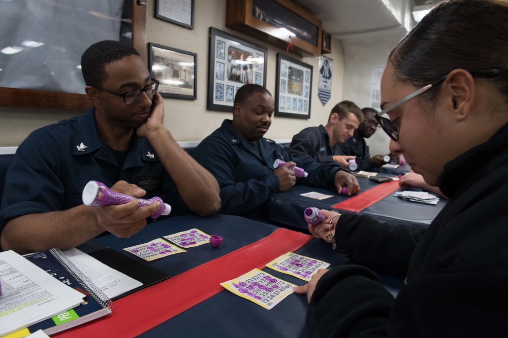 USS Jason Dunham (DDG 109) Game Night