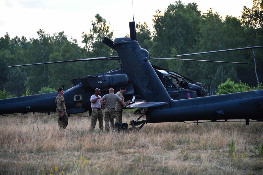 12 CAB leaves Zagan training area