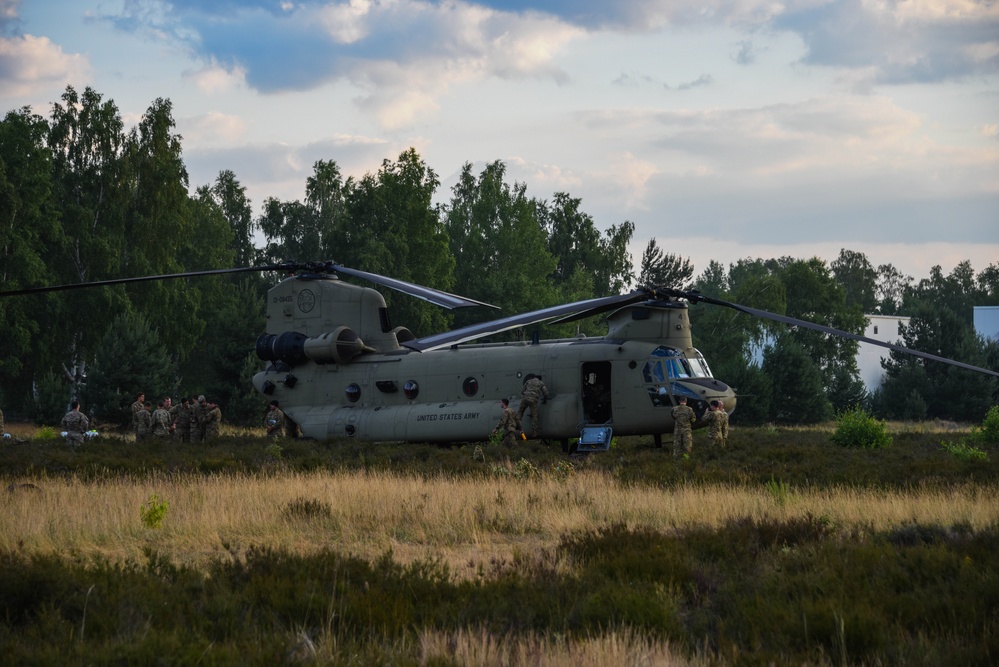 12 CAB leaves Zagan training area