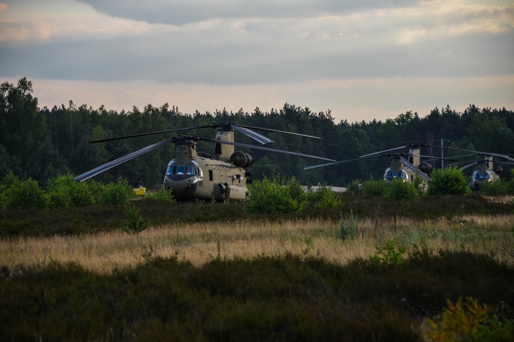 12 CAB leaves Zagan training area