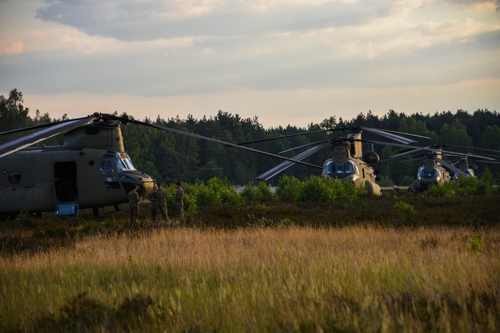 12 CAB leaves Zagan training area