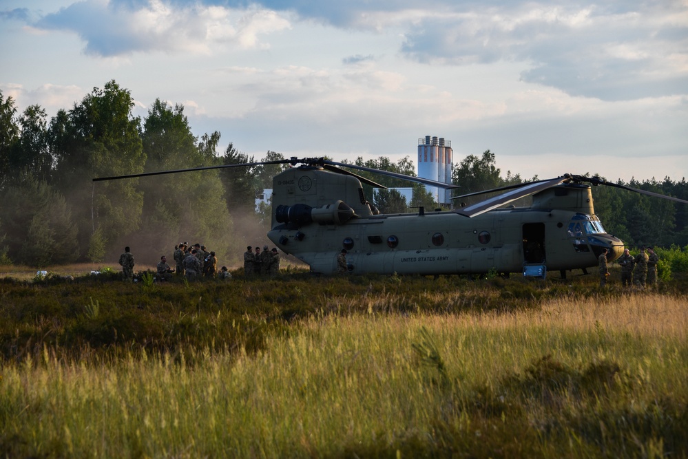 12 CAB leaves Zagan training area