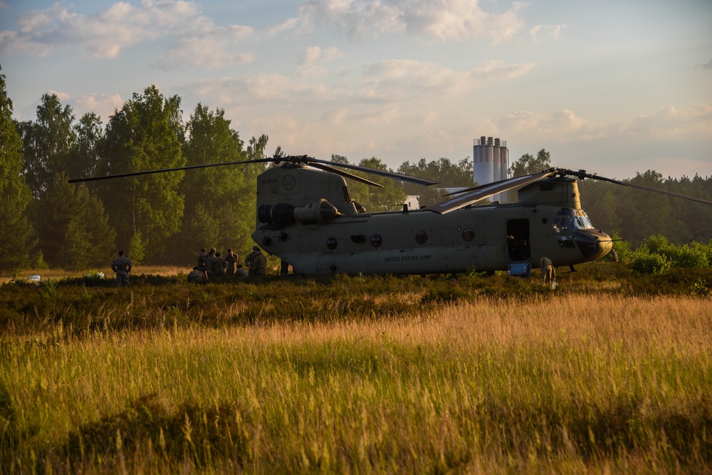 12 CAB leaves Zagan training area