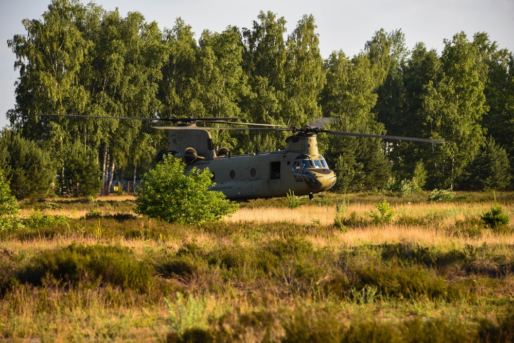 12 CAB leaves Zagan training area