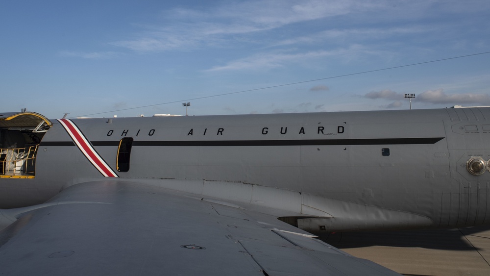 121st ARW honors history with OHIO AIR GUARD script